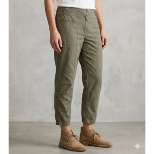 Theory Pants Womens 6 Utility Linen Barneys NY Collab lagenlook military minimal